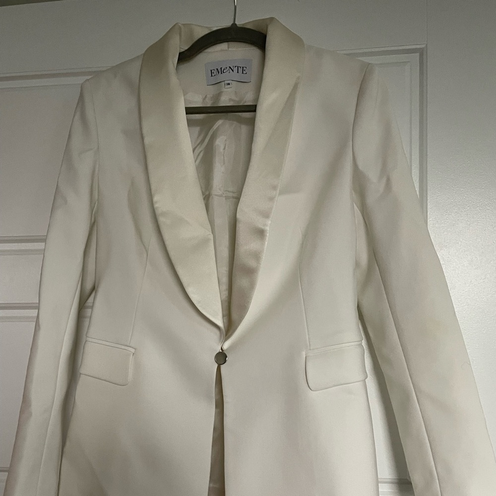 Crème jacket and pants 36